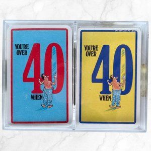 Older But Never Used Playing Cards, 2 decks, You're Over 40 When